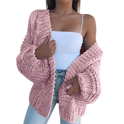 Damen Plüschpullover Groß Oversize