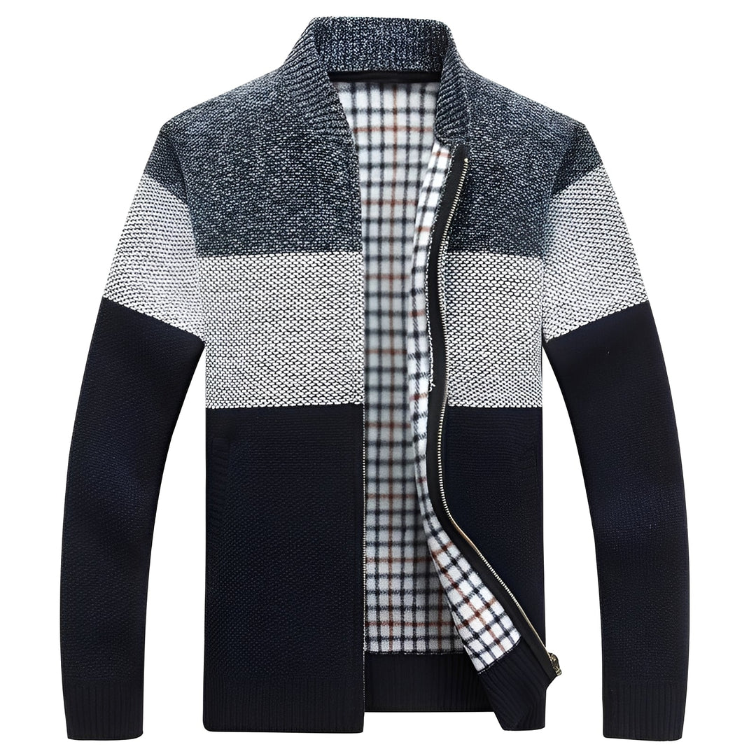 Praktische Freizeitjacke Warm Fleece für Männer - IdealeKleiden