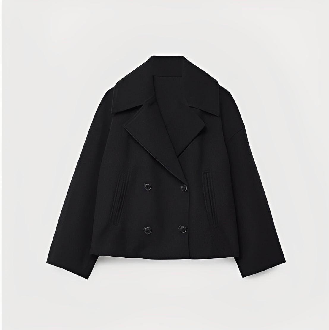 Bequeme Kurzjacke Damen Freizeit Style