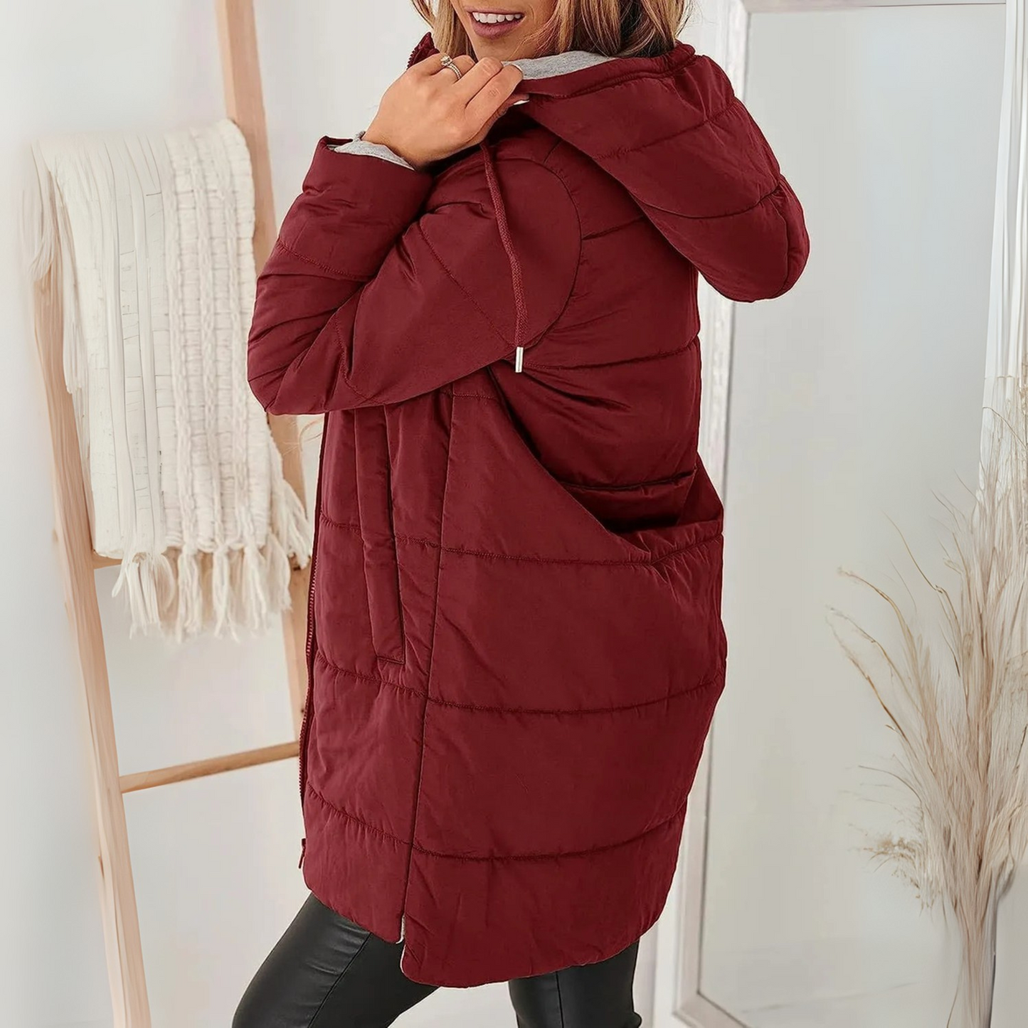 Leichte Winterjacke Mit Kapuze
