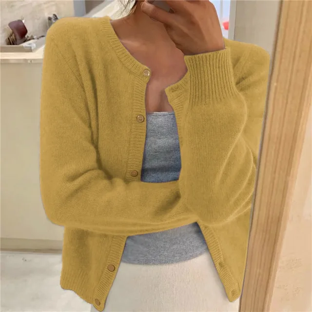Weiche Damenstrickjacke Bequem