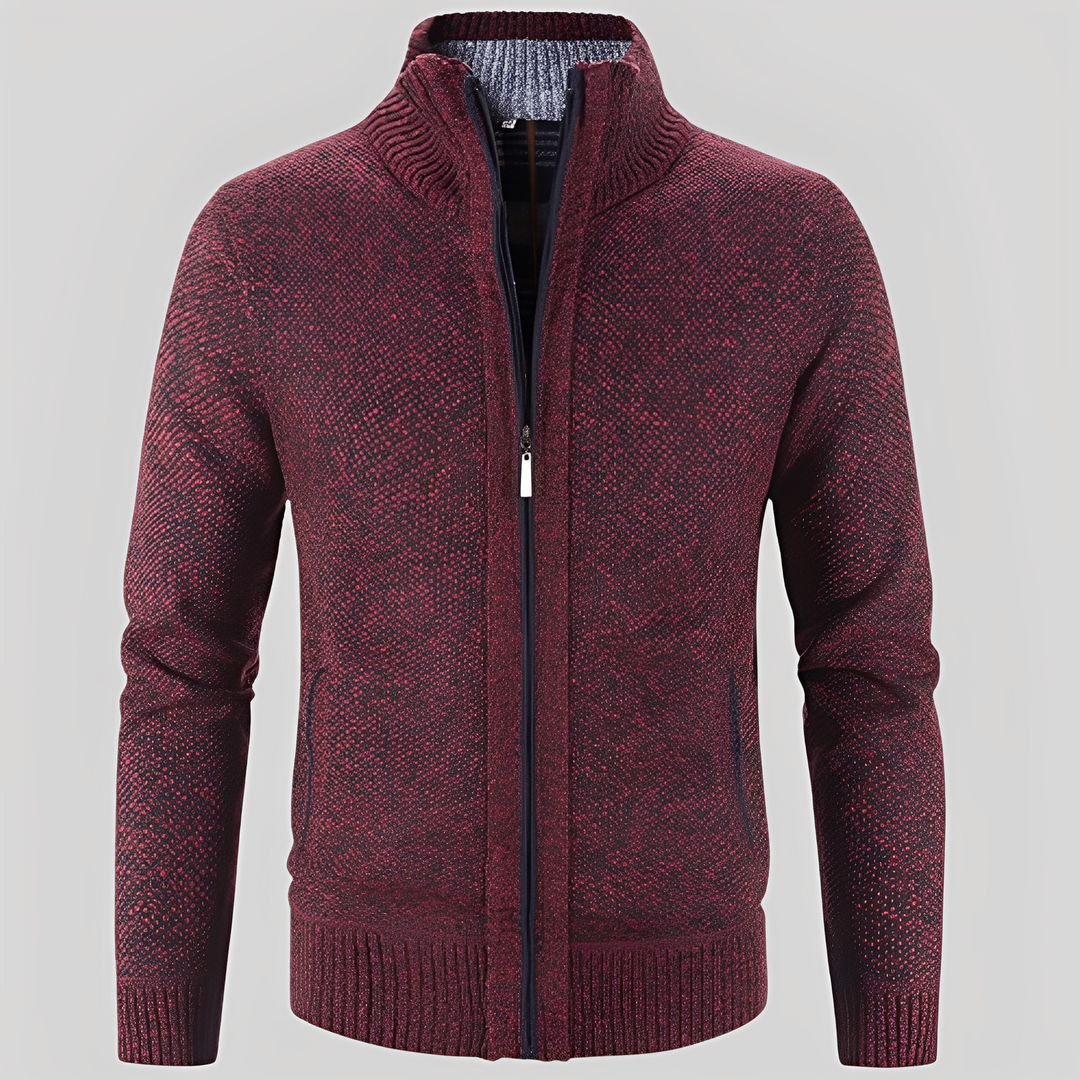 Praktischer Herren Cardigan mit Reißverschluss