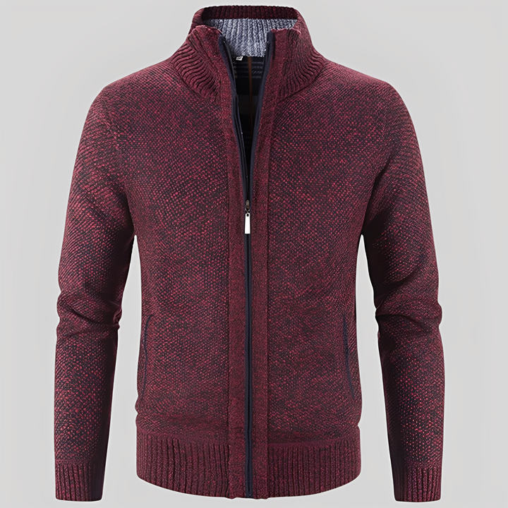 Praktischer Herren Cardigan mit Reißverschluss