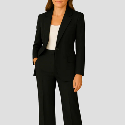 Damen Business-Anzug Set Langblazer Hose