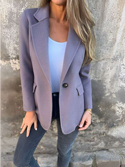 Stilvoller Wollblazer Damen Modern Design