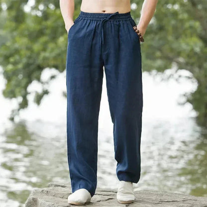 Leinenhosen Herren Sommer Freizeit