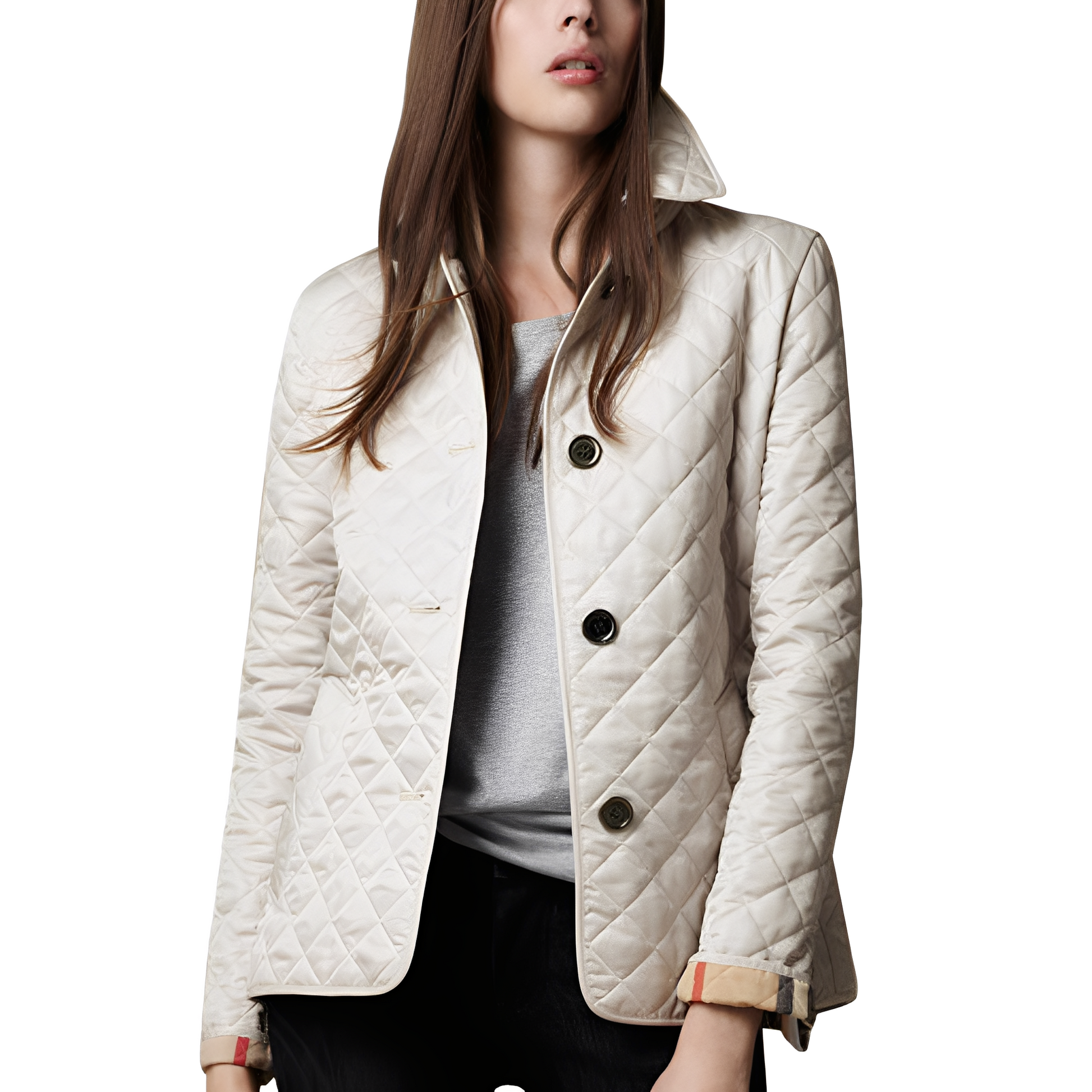 Frauen Winterjacke Tailliert Warm - IdealeKleiden