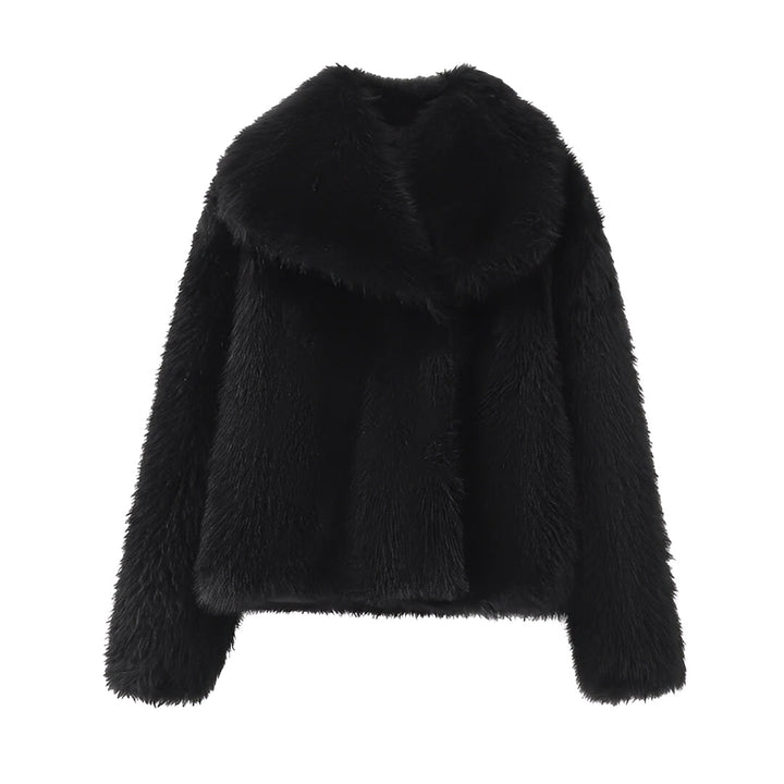 Eleganter Frauenmantel Faux-Fur Luxus Design