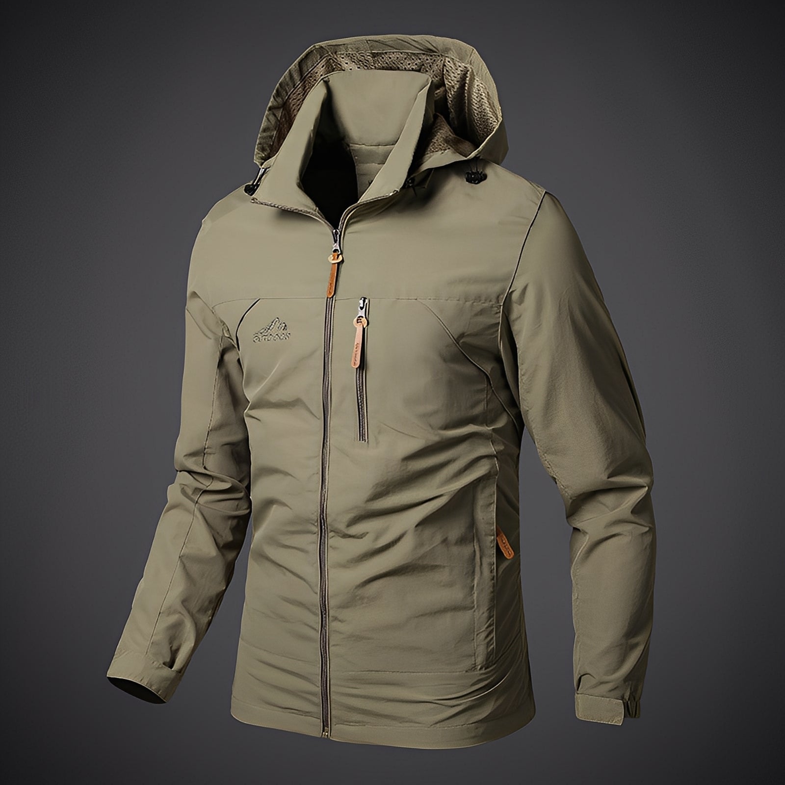 Praktische Wanderjacke für Männer mit Kapuze - IdealeKleiden
