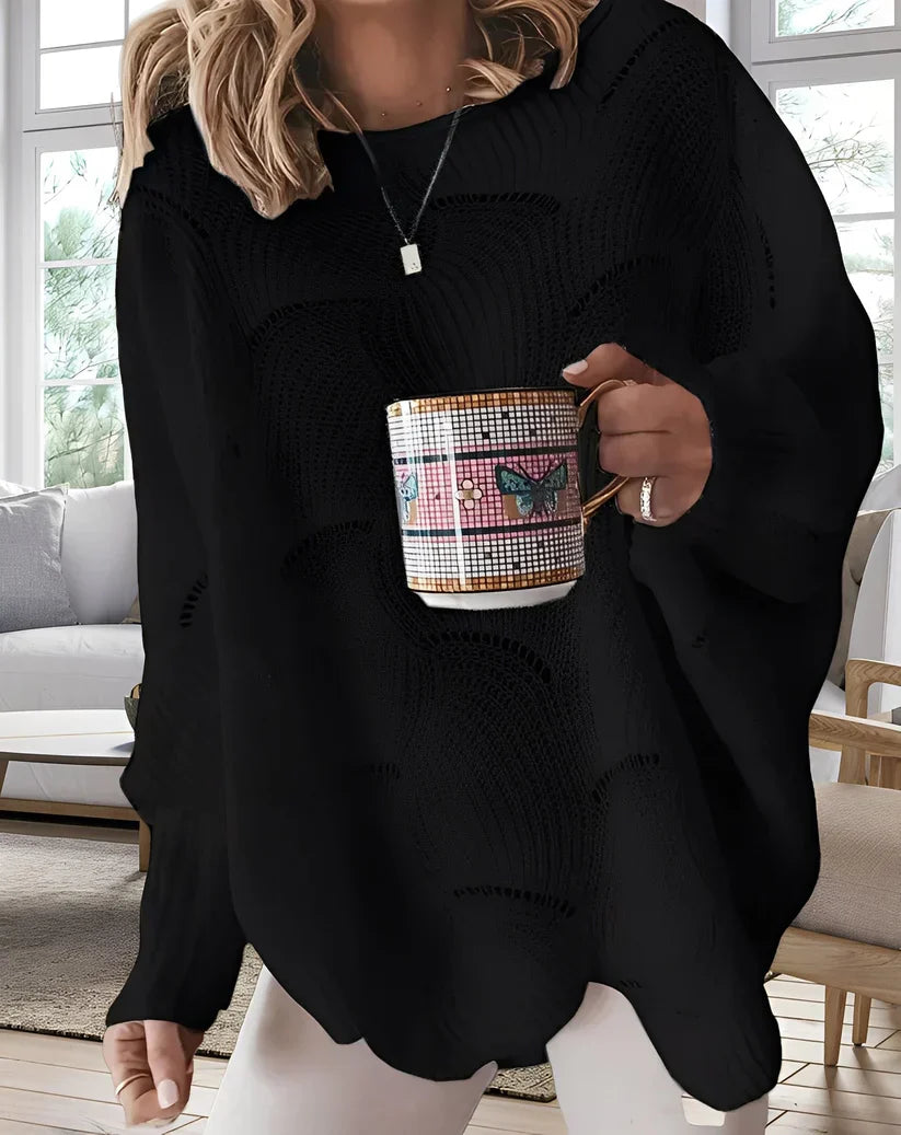 Stylischer V-Ausschnitt Pullover für Damen
