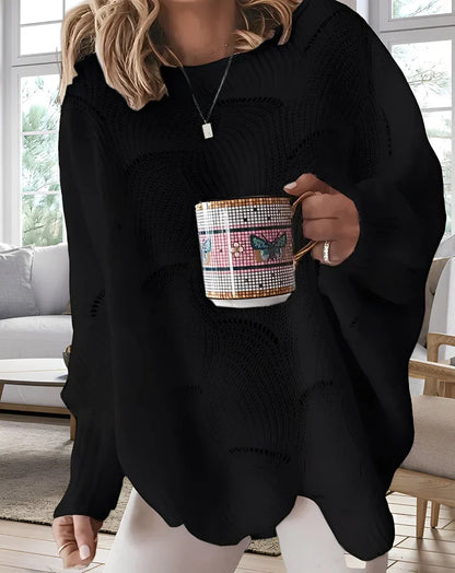 Stylischer V-Ausschnitt Pullover für Damen