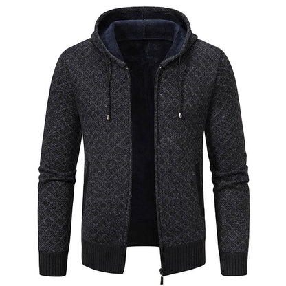 Stylish Herrenjacke Kapuze Slim Fit