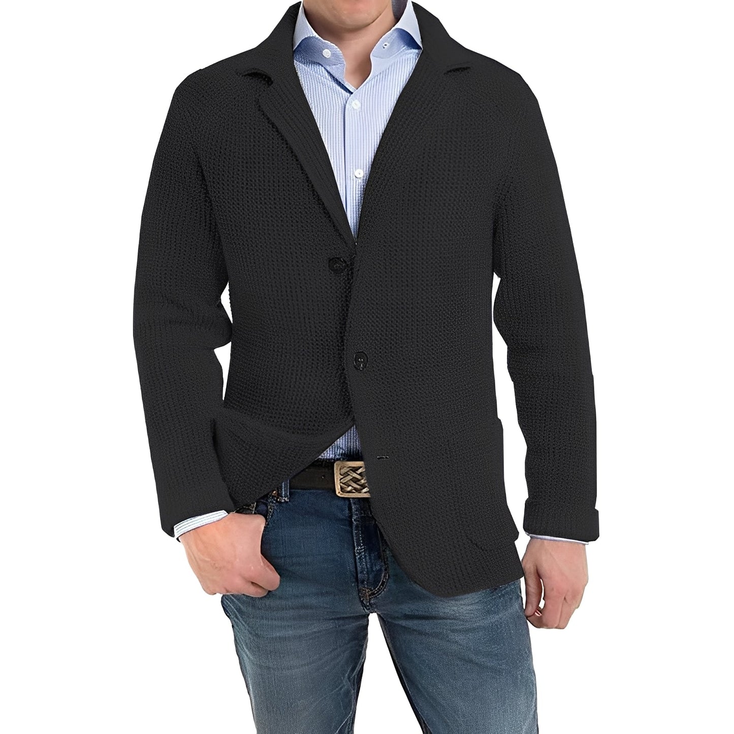 Stilvolle Herrenjacke mit Klapptaschen
