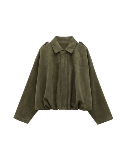 Große Langarmjacke Bequem Freizeitjacke Übergröße