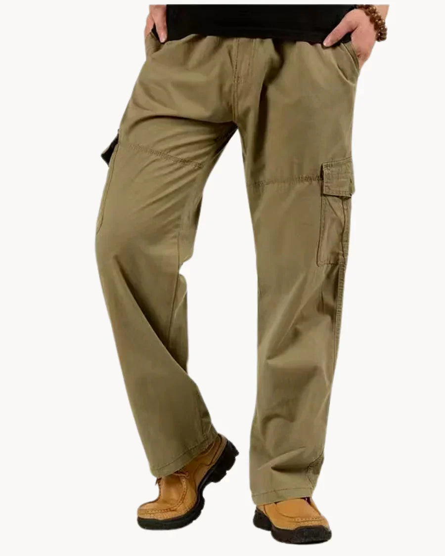 Herren Cargohose Soft Fleece Komfort
