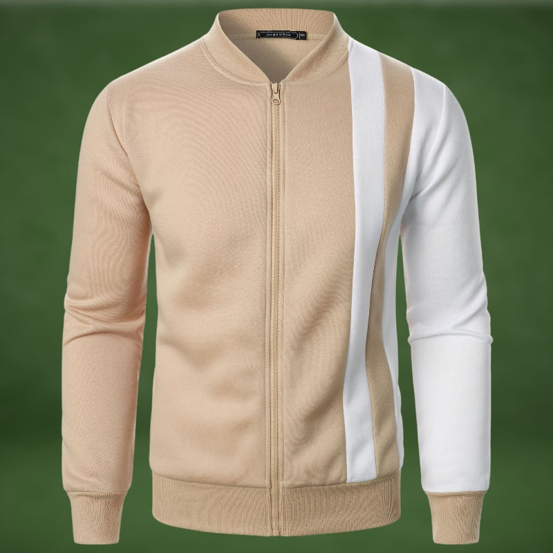 Sportliches Sweatshirt Reißverschluss Polyester Mix