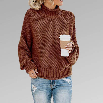 Elegante Strickpullover Damen Skandinavisch Chic