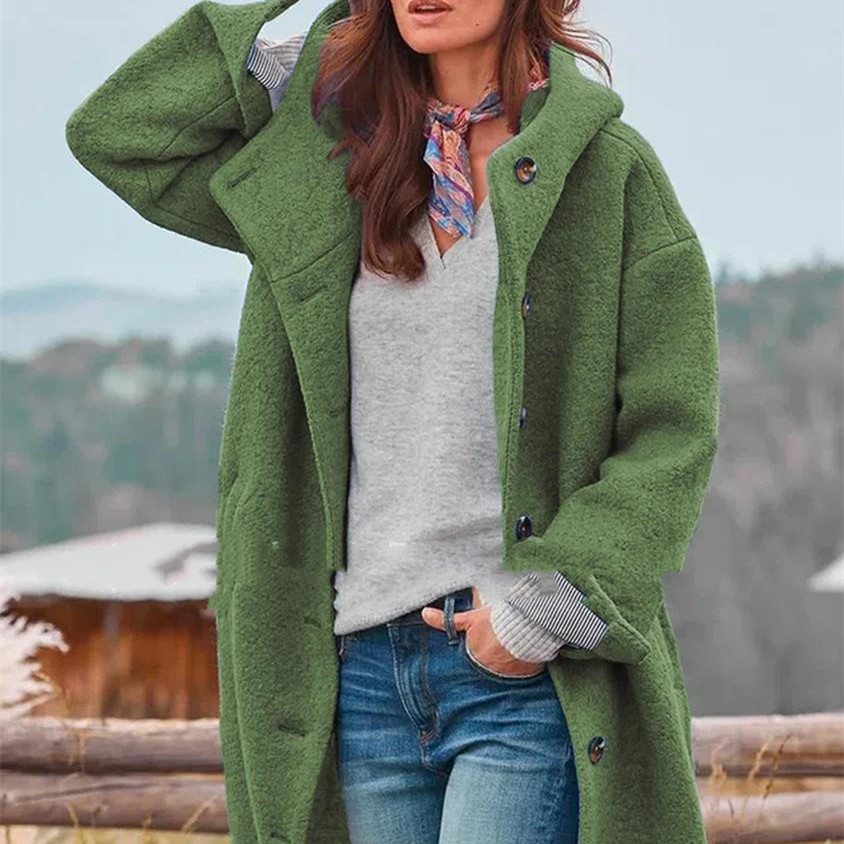 Jella – Stylisher Langer Wintermantel