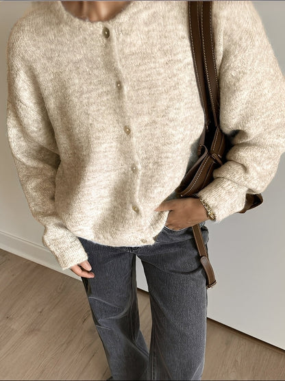 Vintage Wollmantel Damen Classic Knöpfe