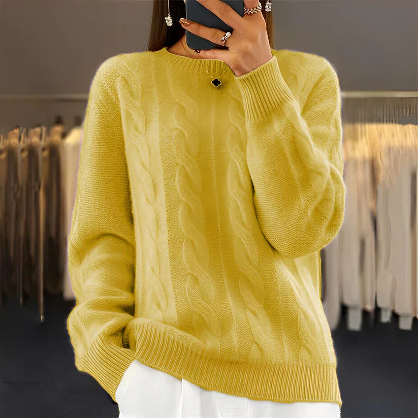 Eleganter Damen Strickpullover Klassisch
