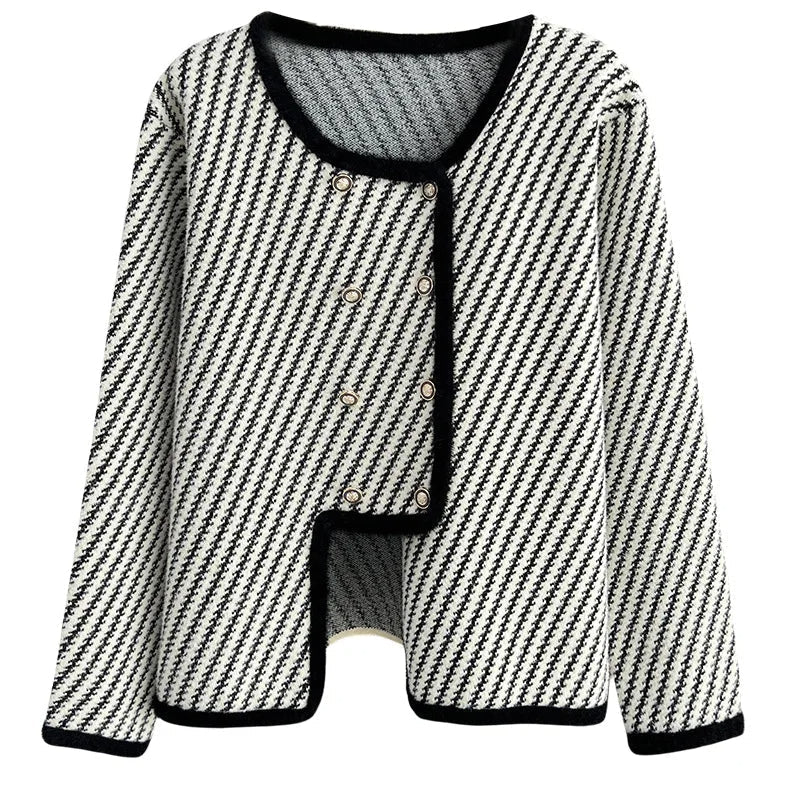 Stylische Damenjacke Bouclé Elegant - IdealeKleiden
