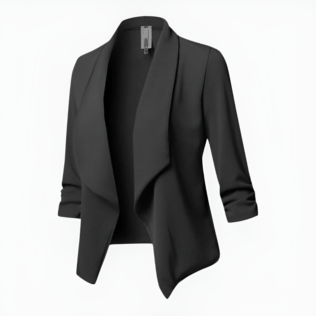 Eleganter Damenblazer Lang Mantelstil