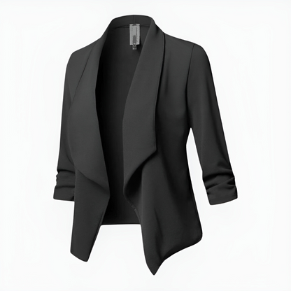 Eleganter Damenblazer Lang Mantelstil