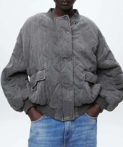 Stylische Damenwinterjacke Steppweste Modern - IdealeKleiden
