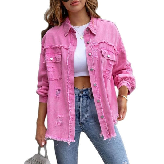 Stylische Jeansjacke Elegant & Lässig - IdealeKleiden