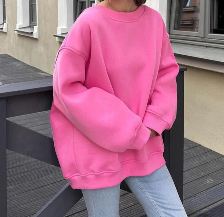 Große Strickpullis für Frauen Oversized Stil