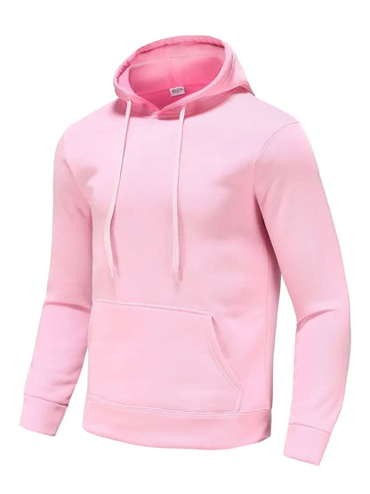 Herren Pullover Kapuze Modern Kordelzug