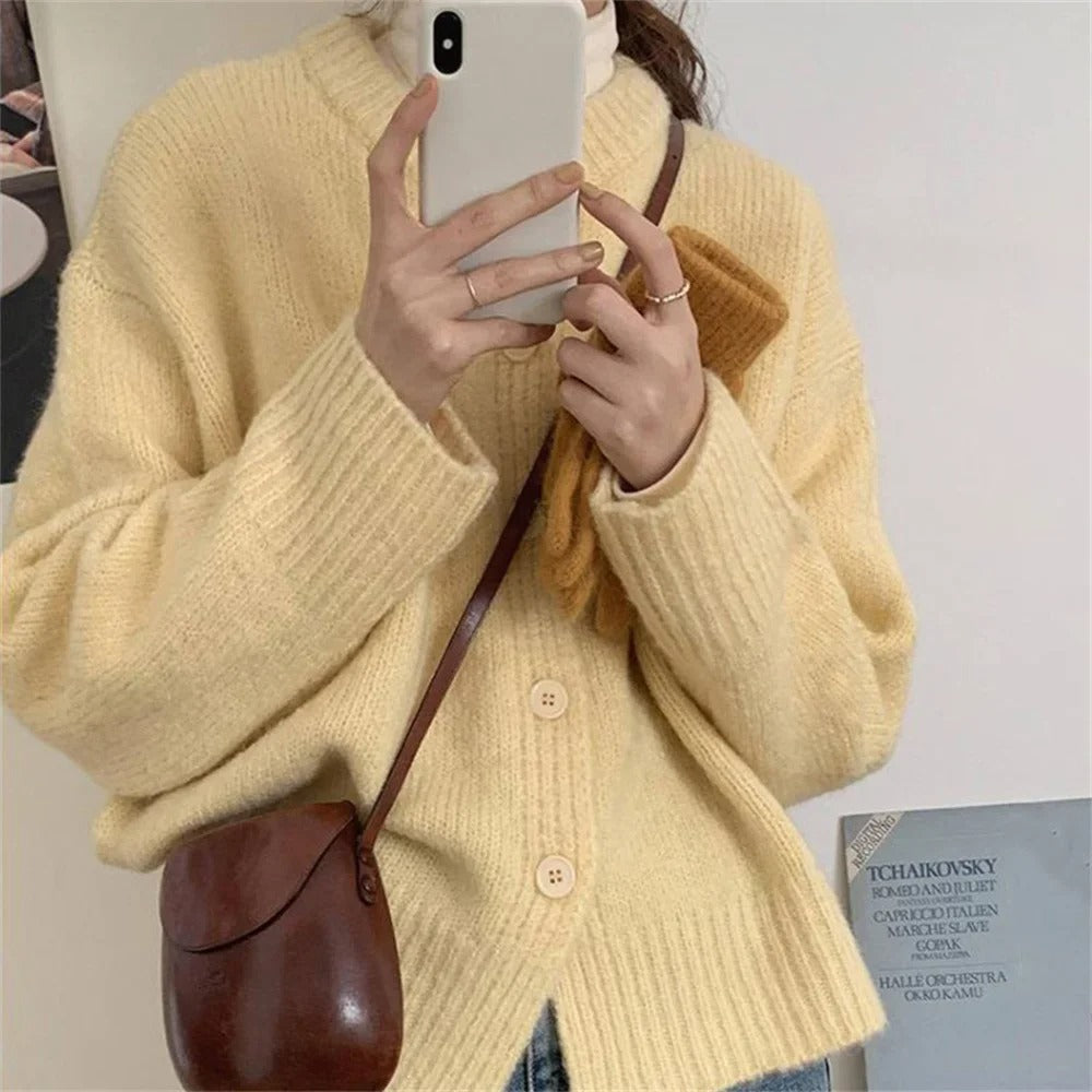Bequemer Strickpullover Gemütlich Lässig