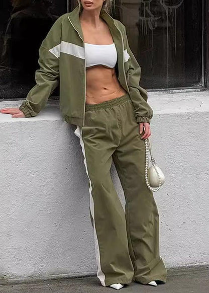 Moderne Streetwear Jacke Hose Set