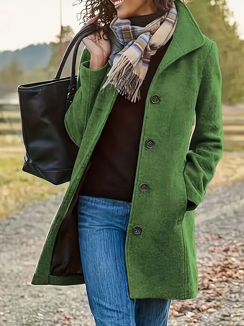 Warmes Winterkleid | Doppelgewebter Damenmantel