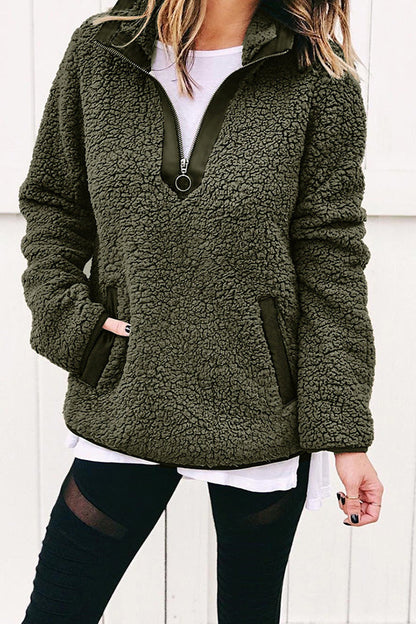 Stylische Damenjacke Langärmlig Eleganter Kragen