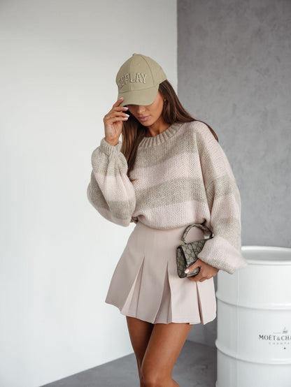 Leichte Strickjacke LuftigLocker Pullover Damenschal