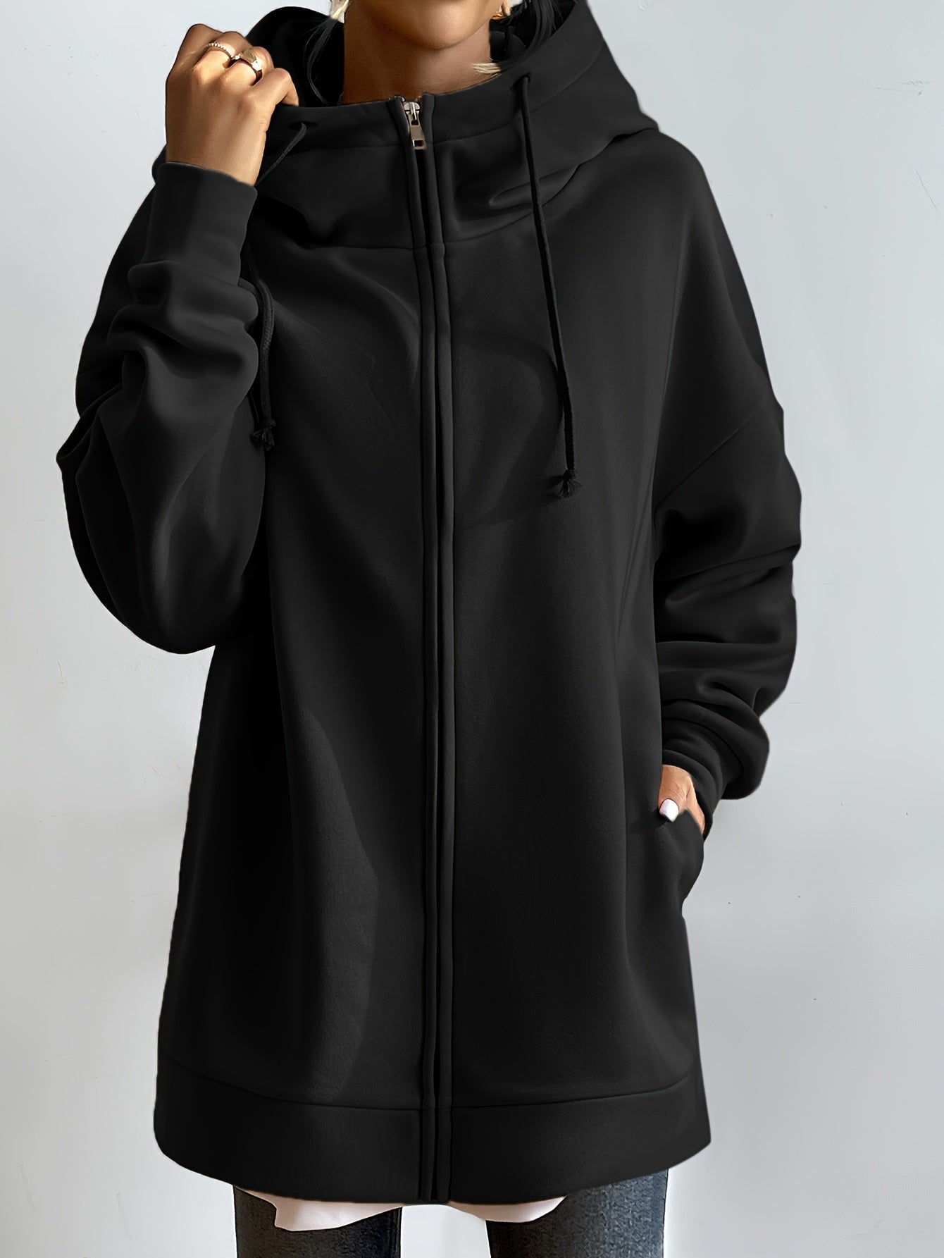 Sportliche Kapuzenjacke Bequem