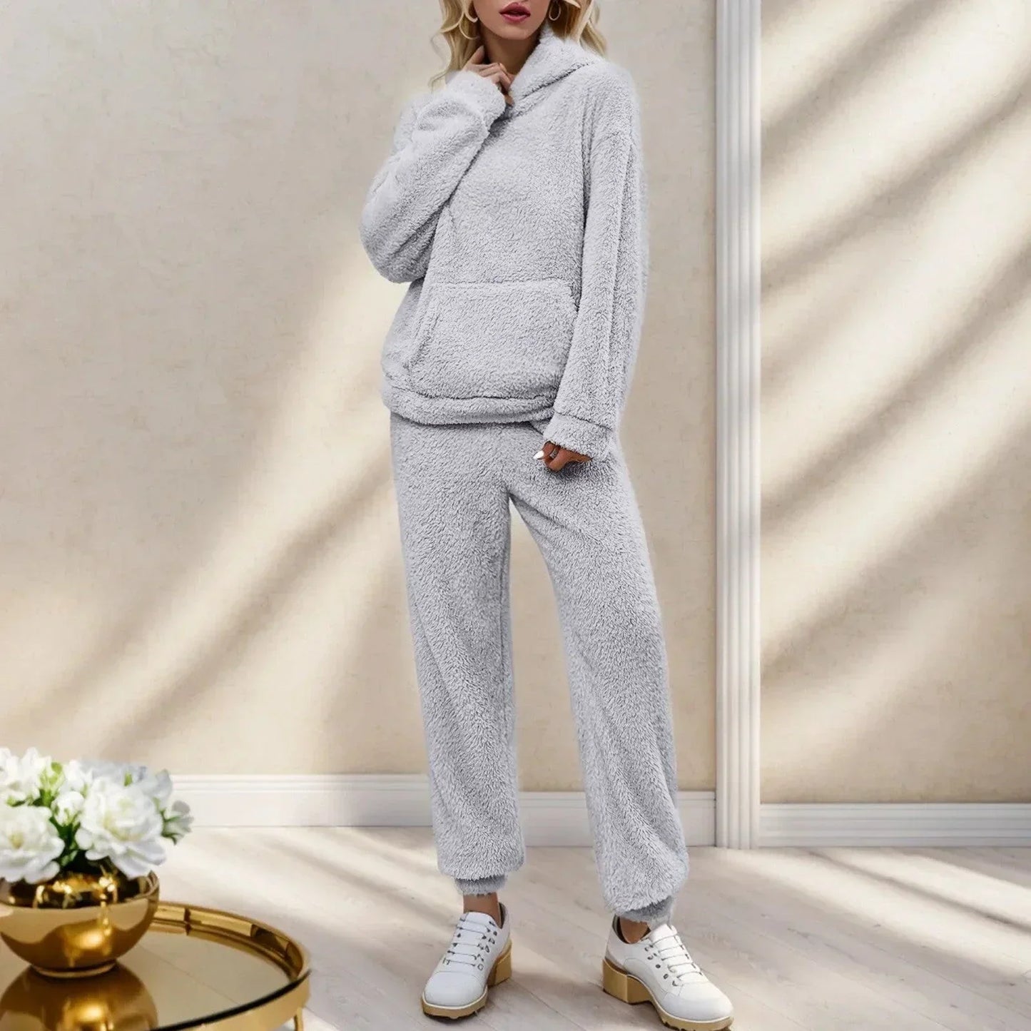 Damen Wintermantel Langarm Elegant