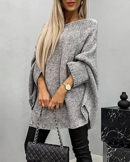 Stylische Damencape Pullover