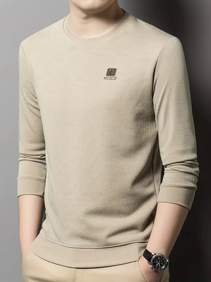 Casual Pullover Rundhals Herren