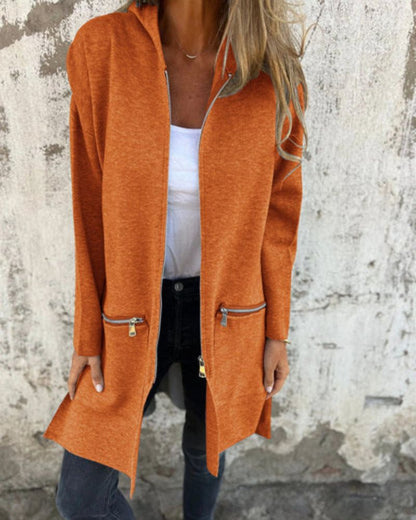Kuschelige Cardigans Langarm Damen