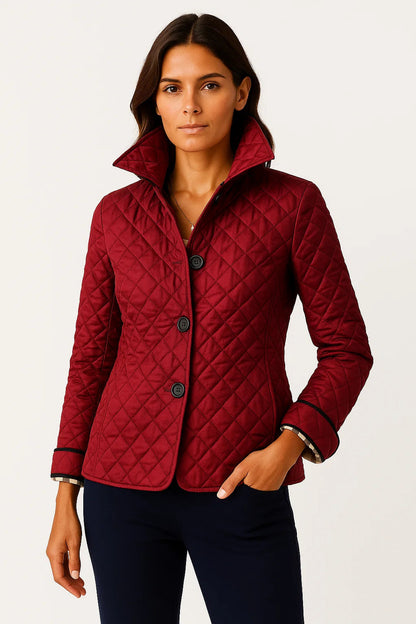 Stylische Steppjacke Damen Warm Und Leicht