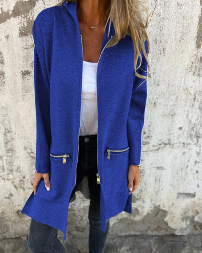 Kuschelige Cardigans Langarm Damen