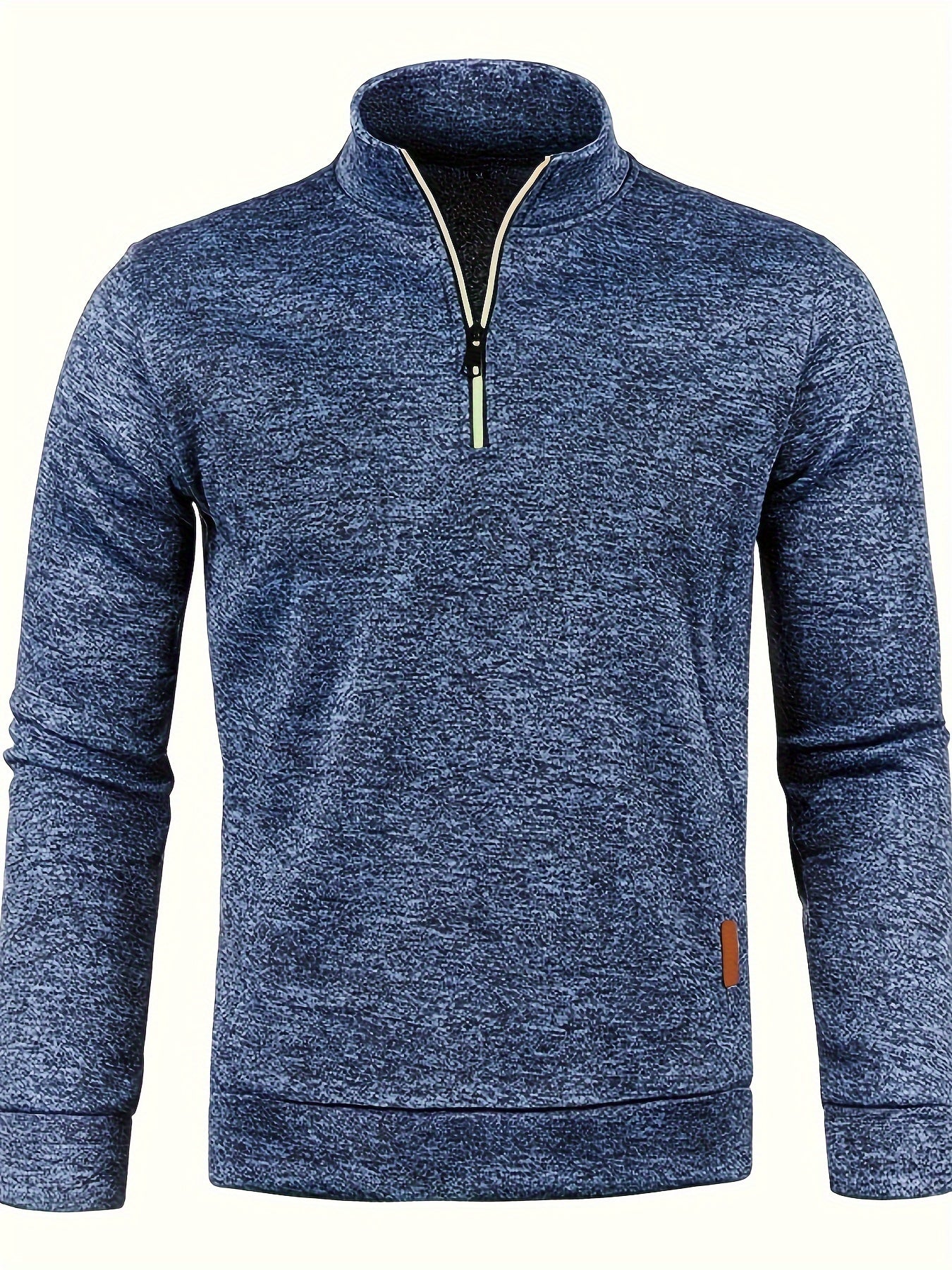 Herren Pullover Warm Reißverschluss Winter