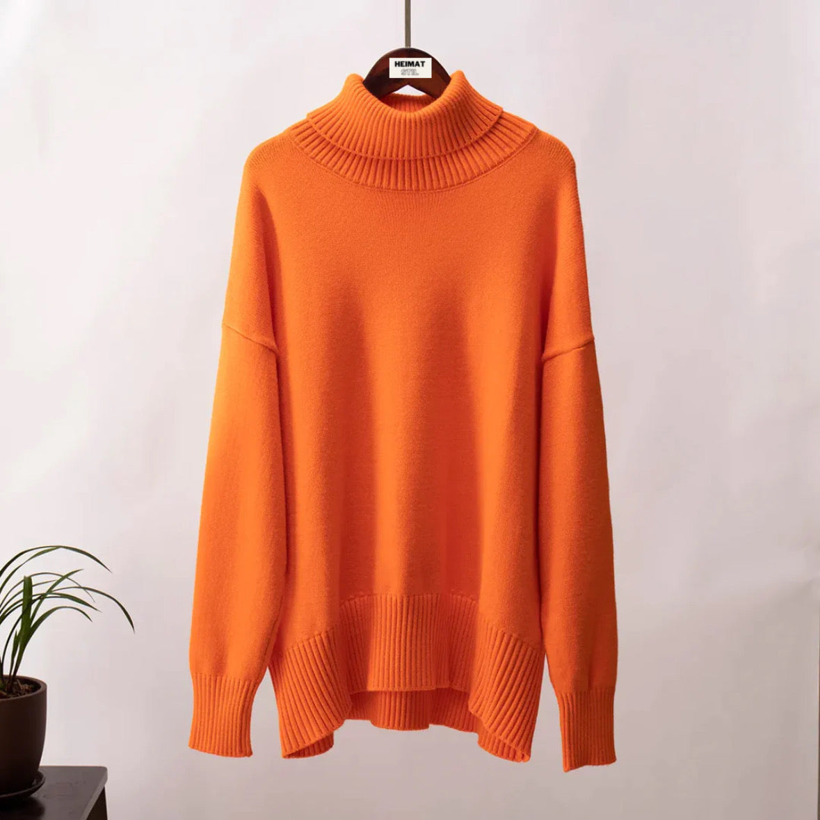 Bequemer Damen Pullover Locker Geschnitten