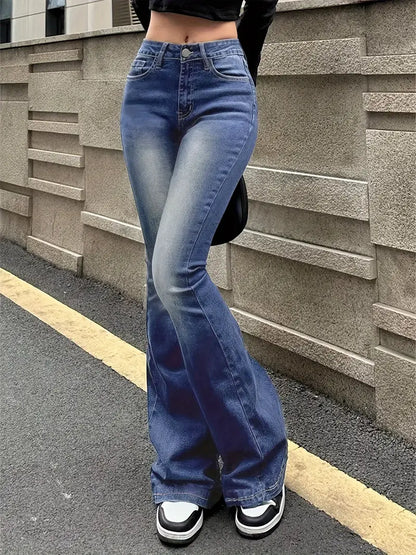 Stylische Damenjeans Vintage-Optik