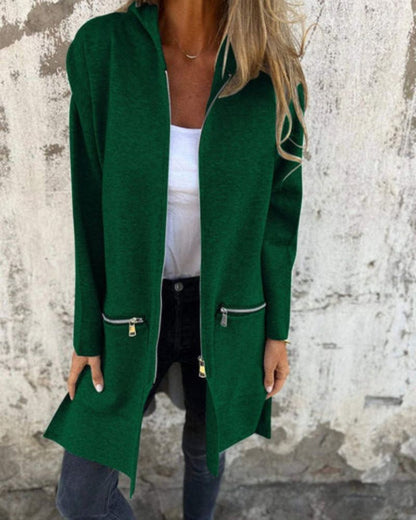 Kuschelige Cardigans Langarm Damen