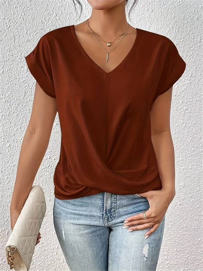 Damen T-Shirt mit Rundhalsausschnitt Komfort