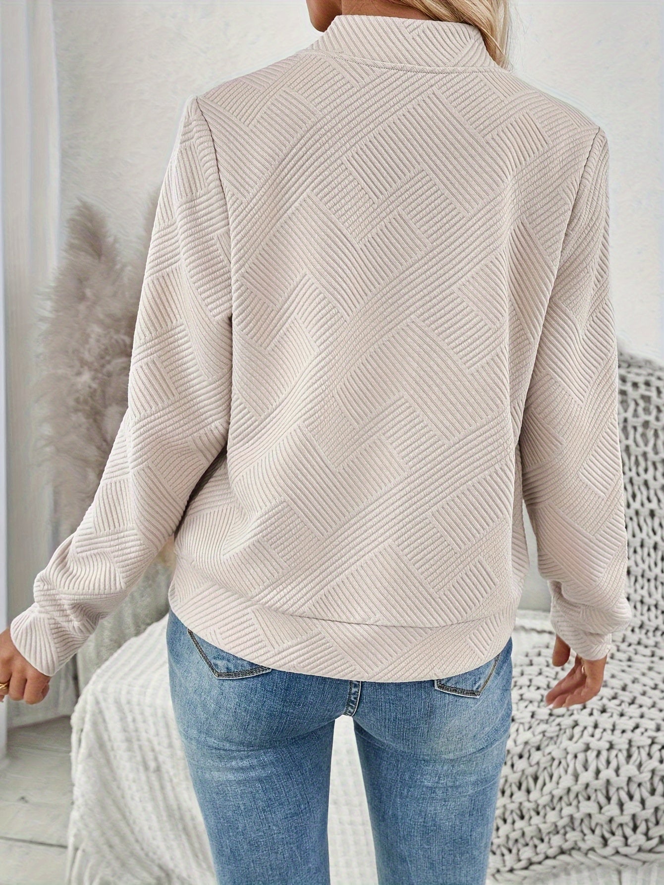 Frauen Zip-Up Jacke Modern Eleganz - IdealeKleiden