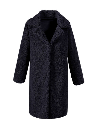 Weicher Damen Teddy-Parka Mantel